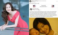 Facebook cố Hoa hậu Thu Thủy gây xúc động khi chia sẻ lại hình ảnh đầy kỷ niệm bên con thơ, bức tâm thư nghe sao quá đau lòng